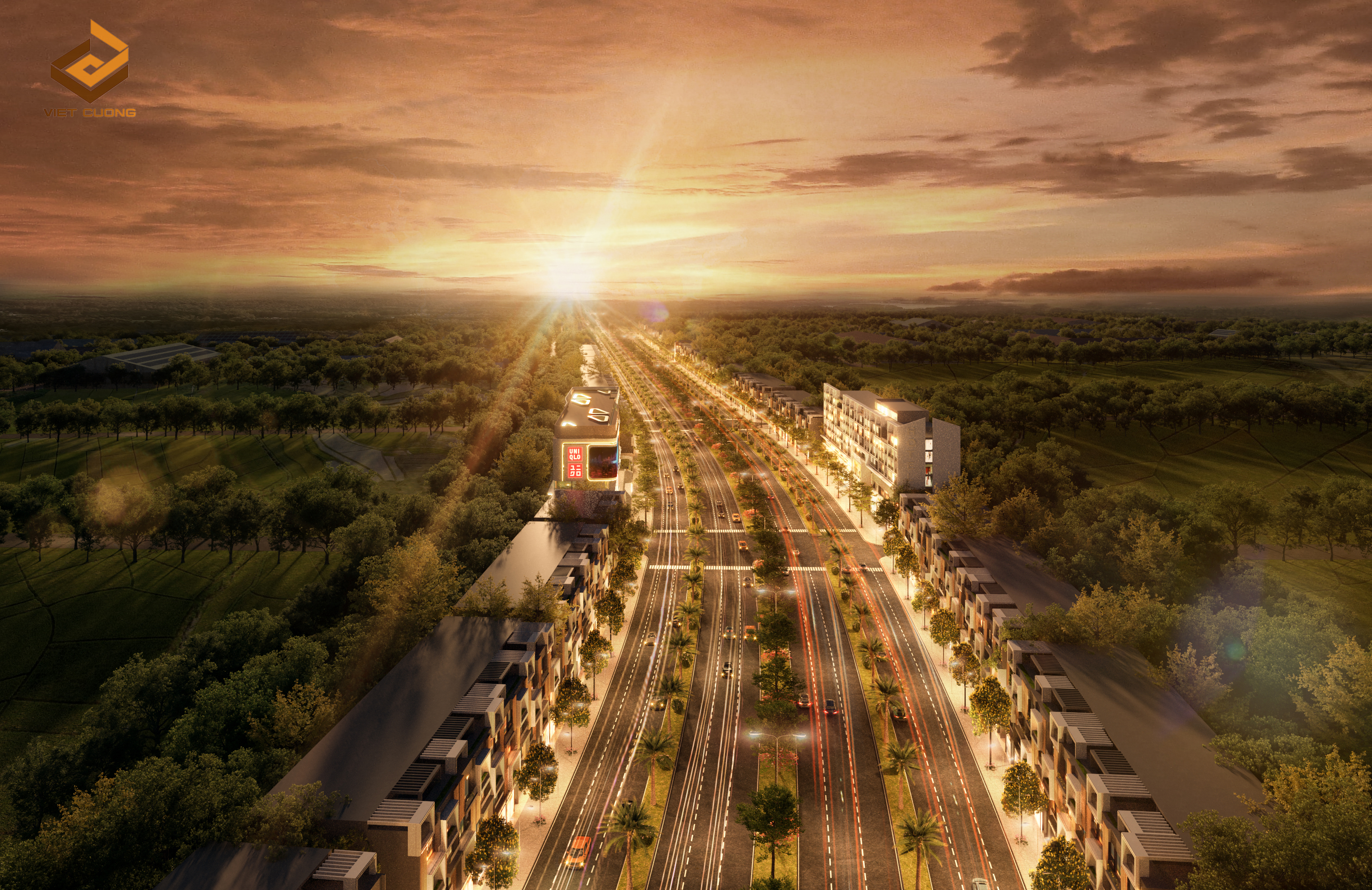 Khu đô thị Việt Cường Sunshine - bừng sáng xứ đông, nhịp sống phồn thịnh.
