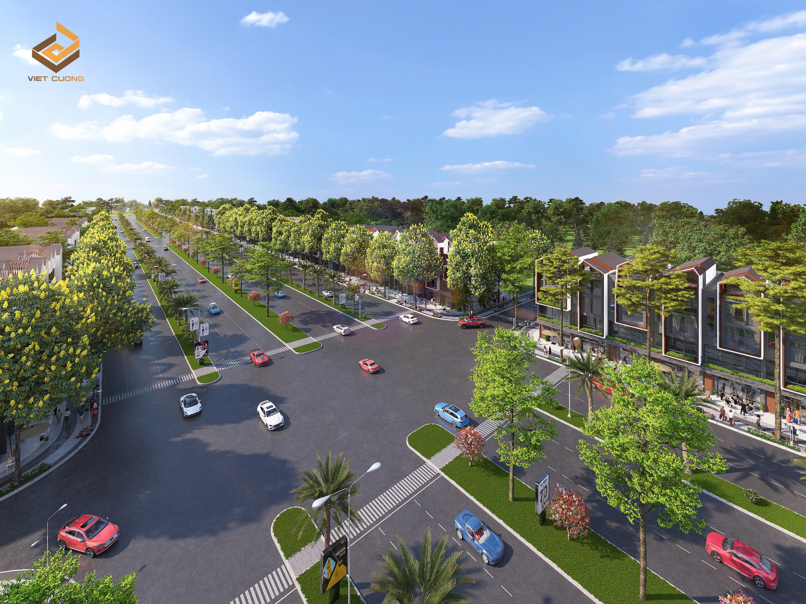 Khu đô thị Việt Cường Sunshine - bừng sáng xứ đông, nhịp sống phồn thịnh.