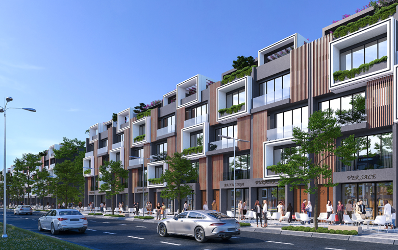 Khu đô thị Việt Cường Sunshine được quy hoạch nằm trên trục đường rộng 65,5m với 2 tuyến phố mặt tiền kéo dài 2,7km.