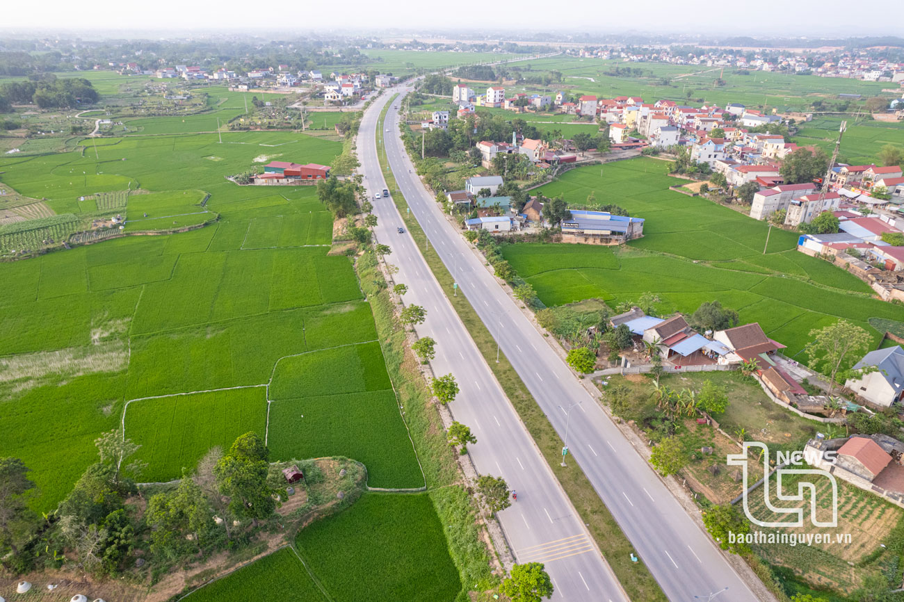 Đường Vành đai V đoạn qua tỉnh Thái Nguyên.